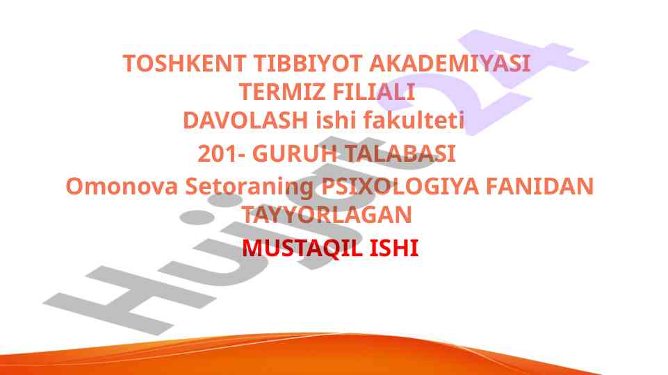 Xotira rivojining asosiy omillari va shart-sharoitlari
