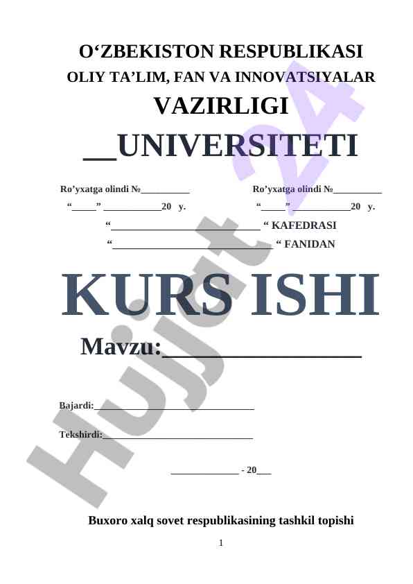Buxoro Xalq Sovet Respublikasining Tashkil Topishi
