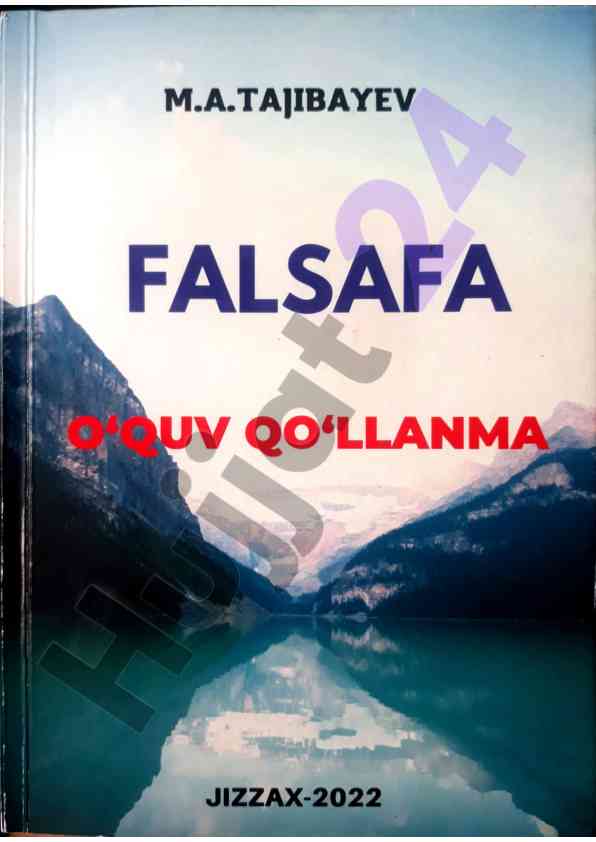Falsafa o‘quv qo‘llanma talabalar uchun