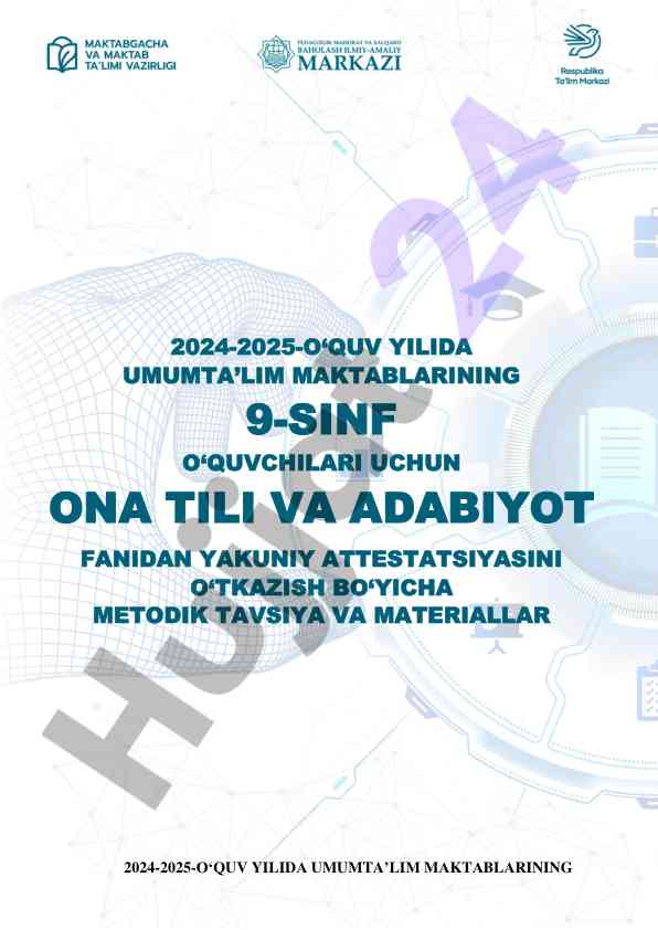 Metodik tavsiyalar o‘quvchilar uchun ona tili imtihonida