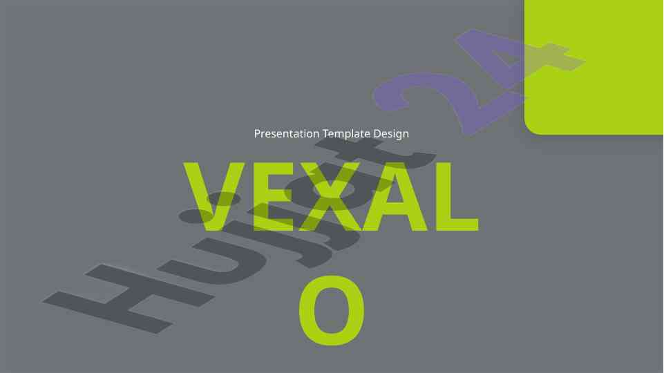 Vexalo presentation template design overview