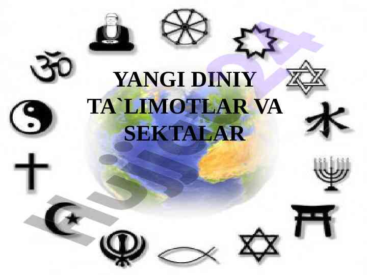 Yangi diniy ta'limotlar va sektalar tahlili
