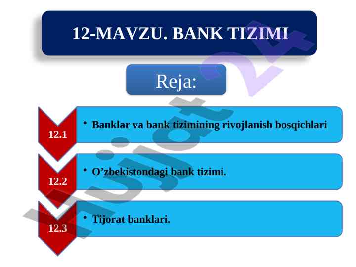 Kredit turlari va ularning vazifalari