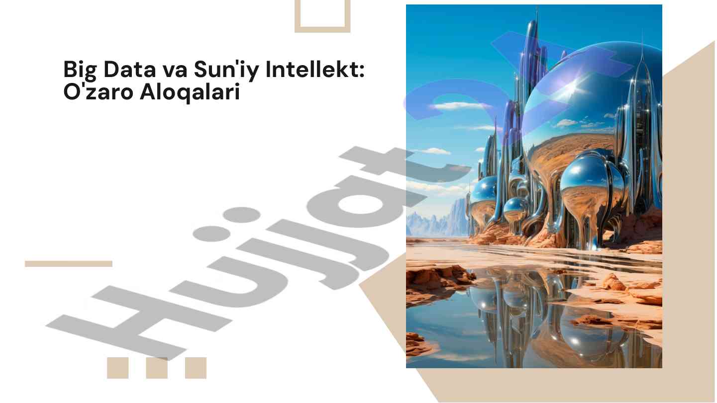 Big data va sun'iy intellekt o'zaro aloqalari