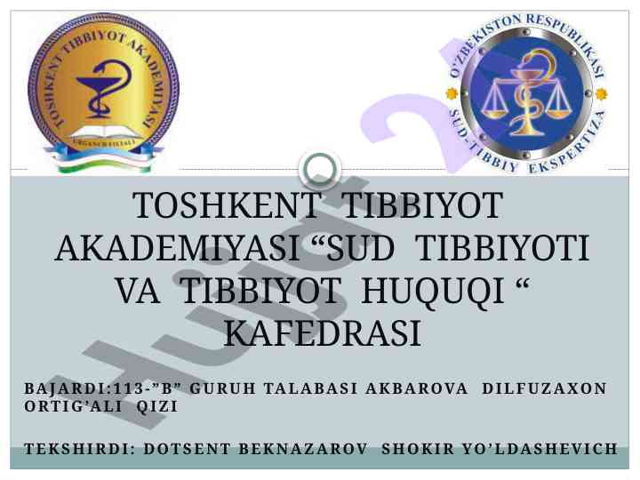 Xomiladorlikni to'xtatish asosiy qonunlari