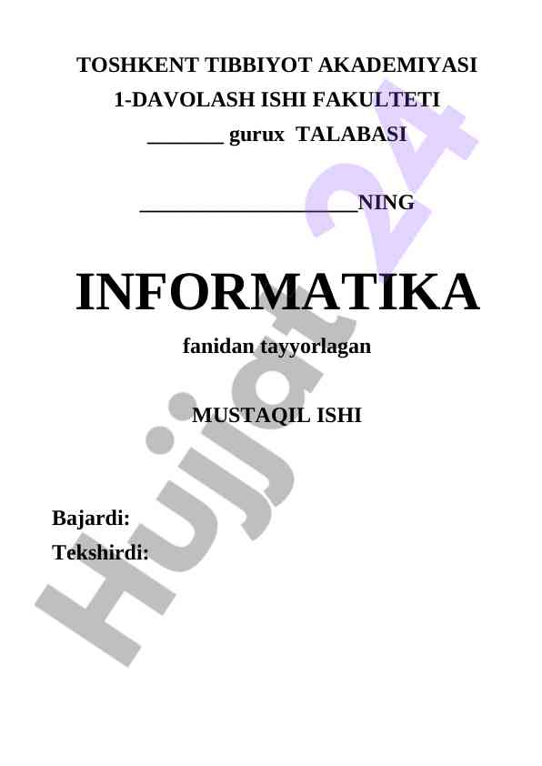 Ikkilik sanoq tizimida arifmetik va mantiqiy amallar