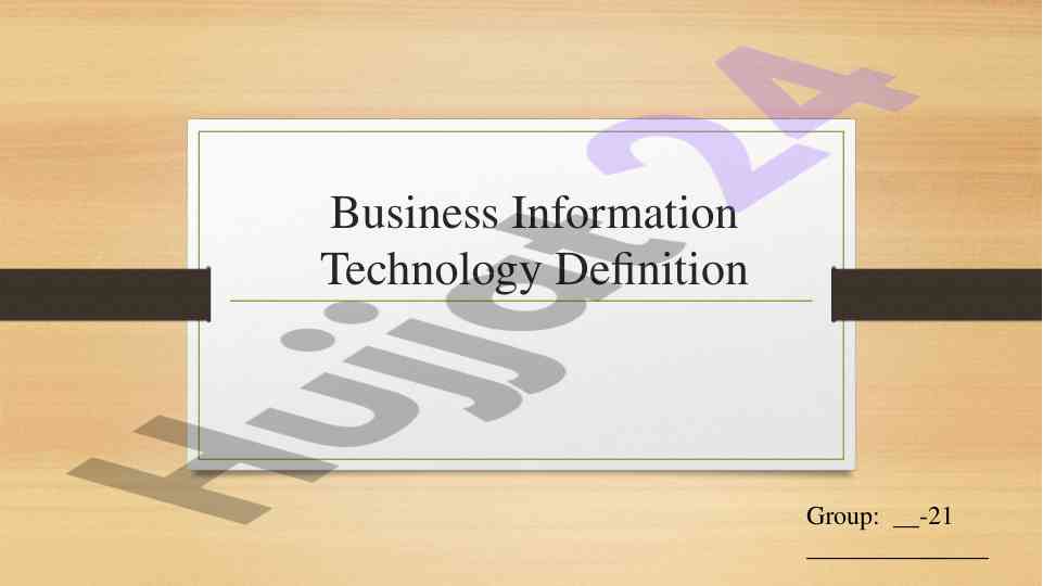 The role of information technology in business success
