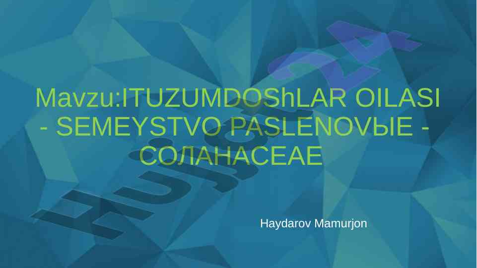 Ituzumdoshlar oilasi va ularning qimmati