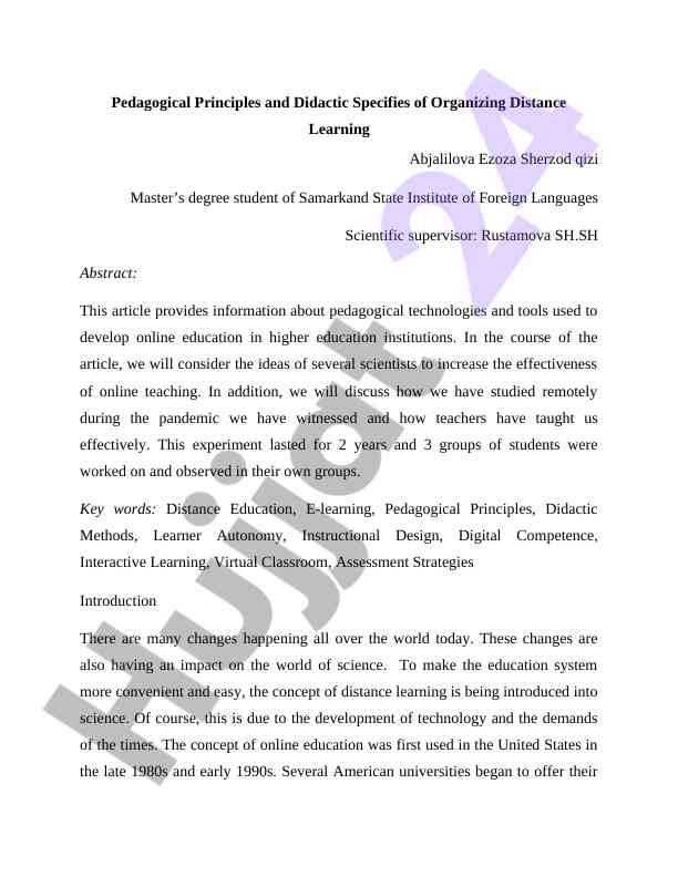 Pedagogik texnologiyalar va ularinga oid qiymatlar