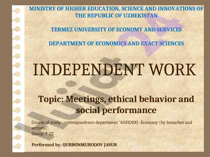 Ethical behavior and social responsibility in organizations