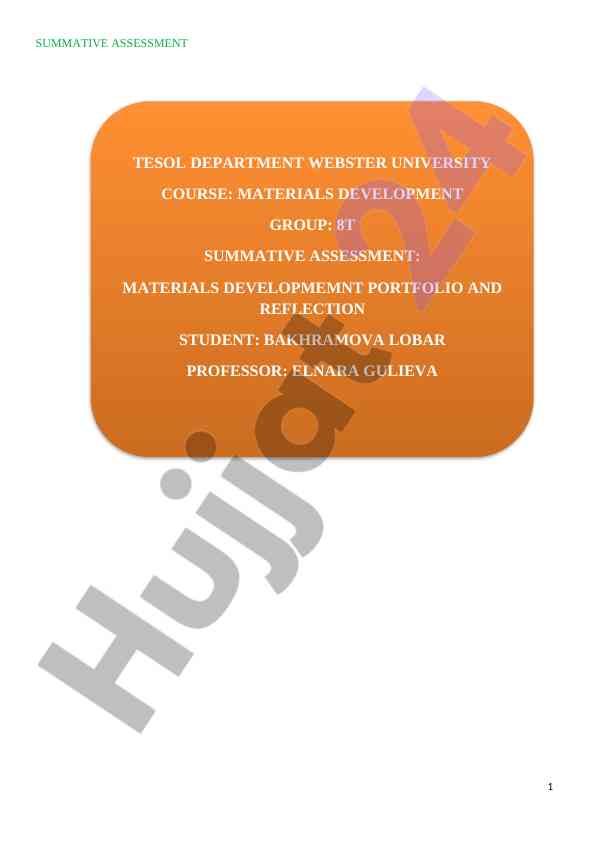 English language proficiency of pre-intermediate students
