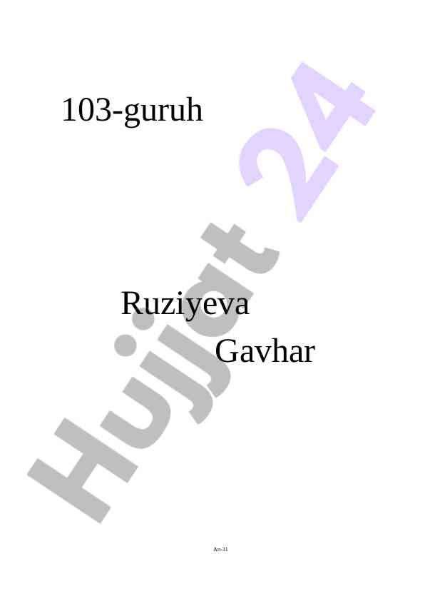 Maktabgacha pedagogika test savollari