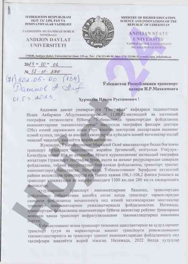 Transport foydalanish imkoniyatlarini takomillashtirish
