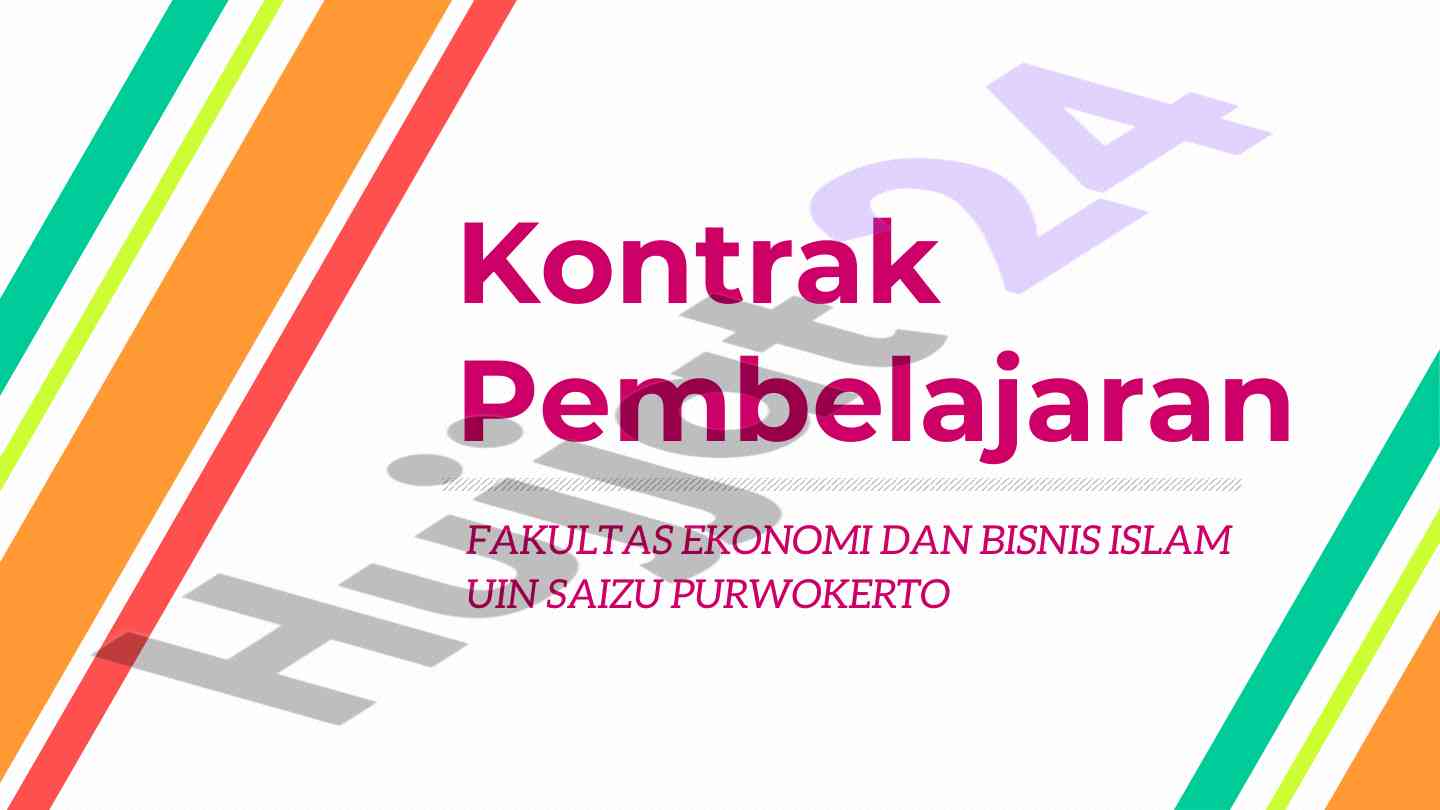 Panduan kontrak pembelajaran fakultas ekonomi