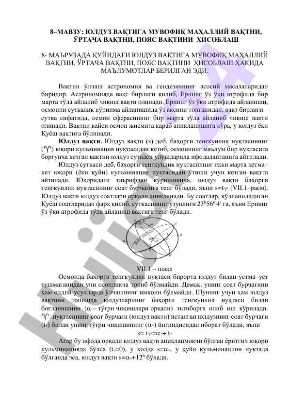 Юлдуз вақтига мувофиқ вaqt тeхнологиялари