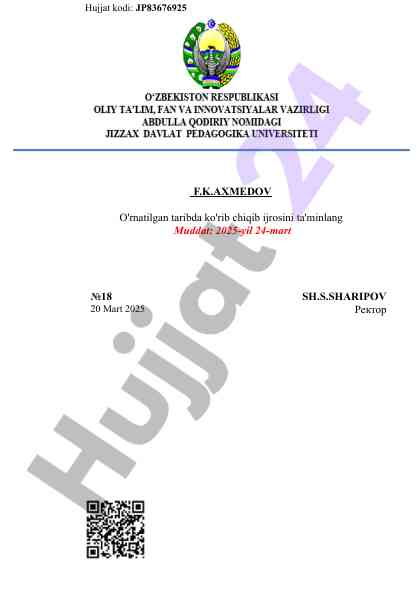 Akademik qarzdorliklar tizimi haqida xabarnoma