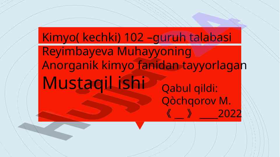 Eritmalarning konsentratsiyalarini ifodalash usullari