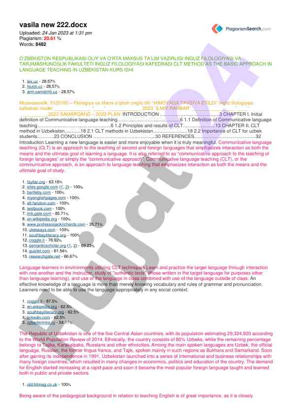 Clt method as the basic approach in language teaching