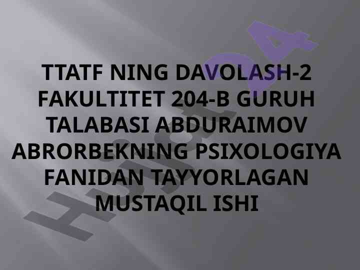 Tarbiya nazriyasi va usullari