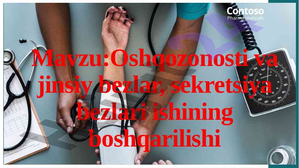 Oshqozonosti va jinsiy bezlar sekretsiya buzilishlari