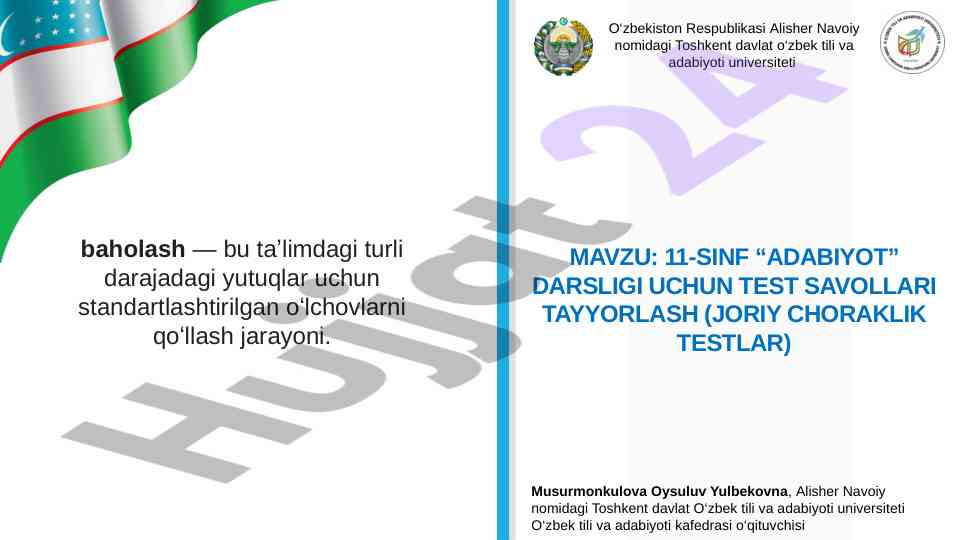 11-sinf adabiyot darsligi uchun test savollari