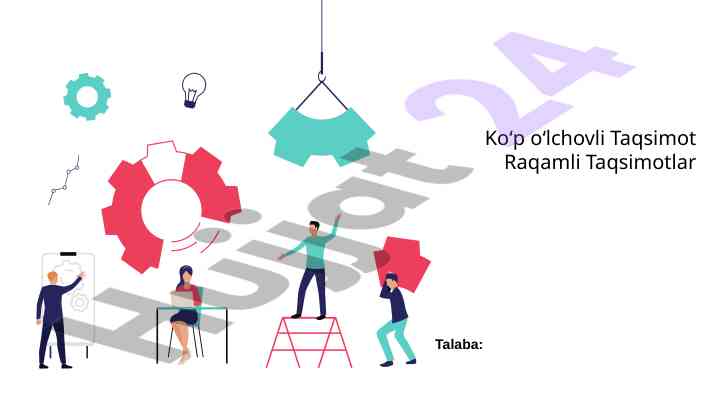 Ko'p o'lchovli taqsimot raqamli taqsimotlar