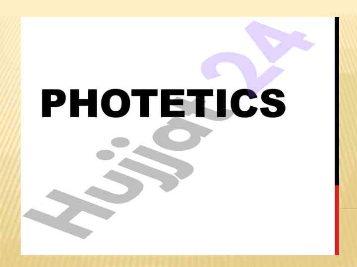 Phonetics and its branches in linguistics study