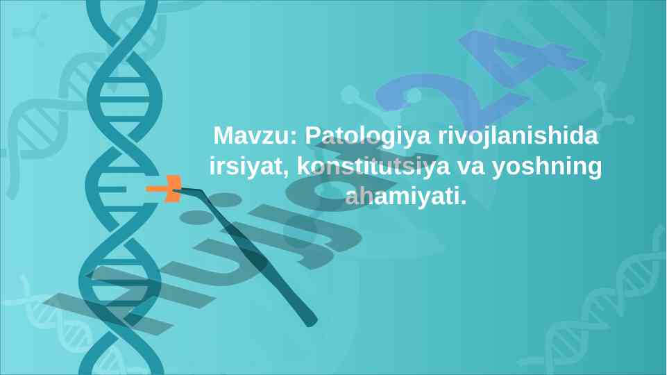 Immunopatologik jarayonlar va allergik reaksiyalar