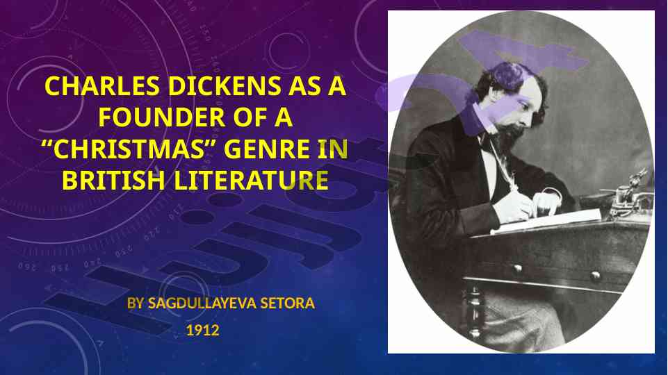 Charles dickens and the christmas genre in literature