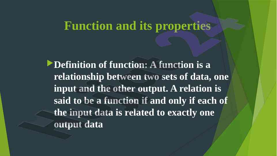 Understanding functions and their properties in mathematics
