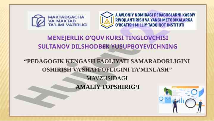 Pedagogik kengash faoliyati samaradorligini oshirish