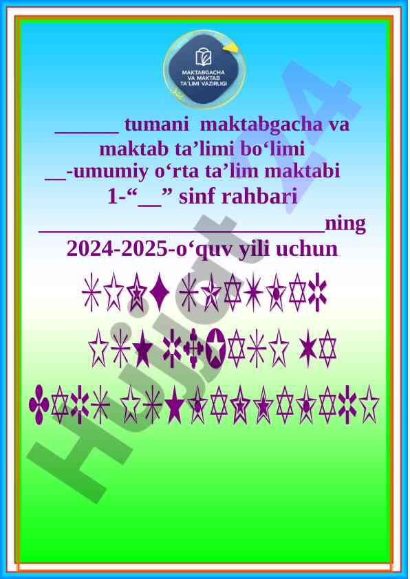 Umumiy o‘rta ta’lim maktabida sinf rahbarligi