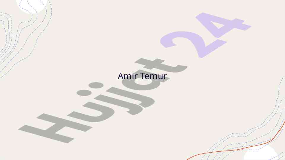 Amir temur tarixi va ahamiyati bo'yicha tahlil