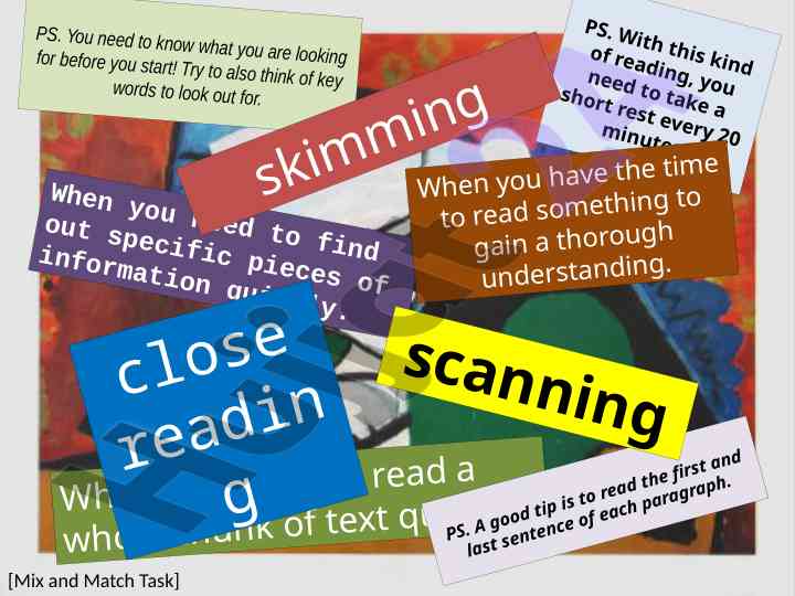 Effective reading techniques for students