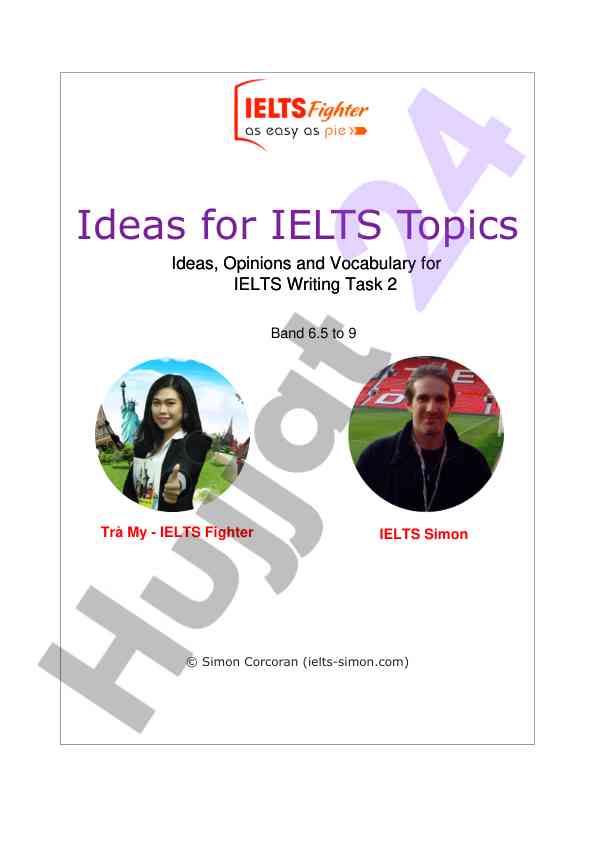 Ideas and vocabulary for ielts writing task preparation