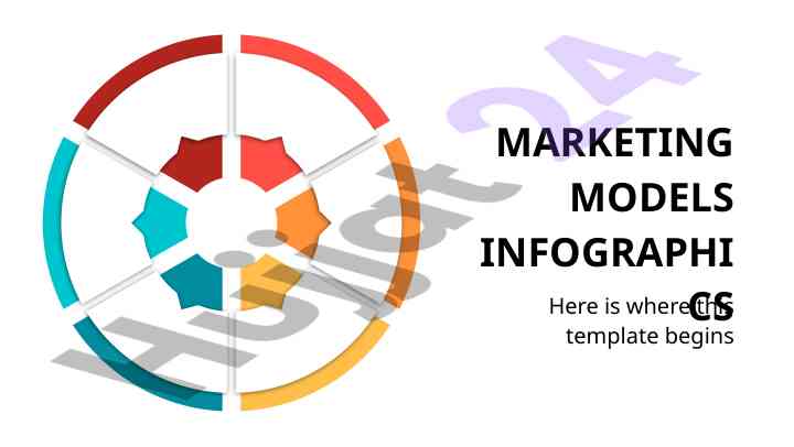 Marketing models infographics overview of planets
