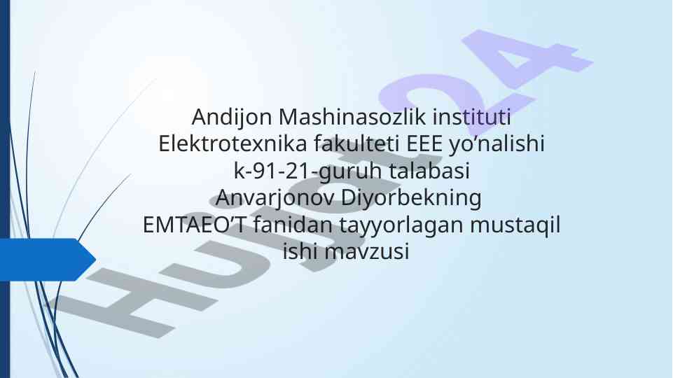Elektron vaqt relisi va himoya tizimlari