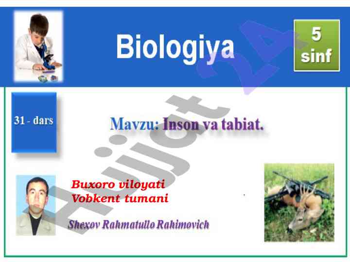 Ekologik muvozanat buzilishi va ta'sirlari testlari