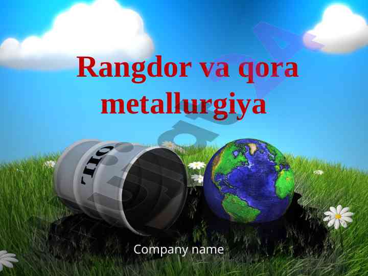 Metallurgiya sanoatining asosiy tarmoqlari