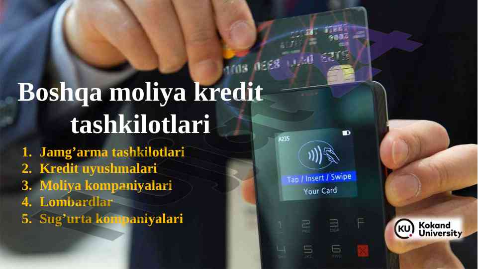 Jamg’arma tashkilotlari va ularining rolini o’rganish