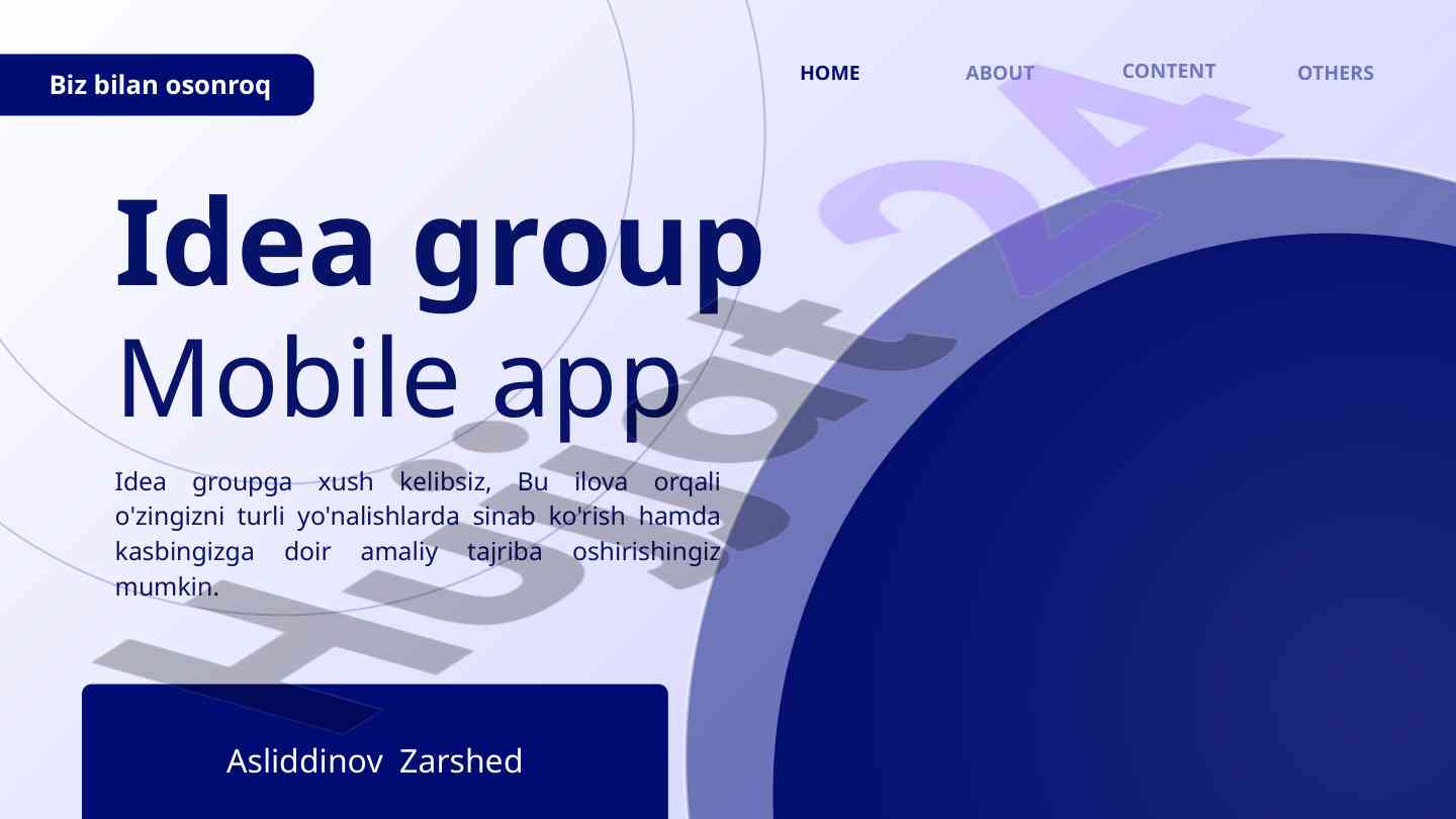 Ishchilar uchun mobil ilovalar platformasi