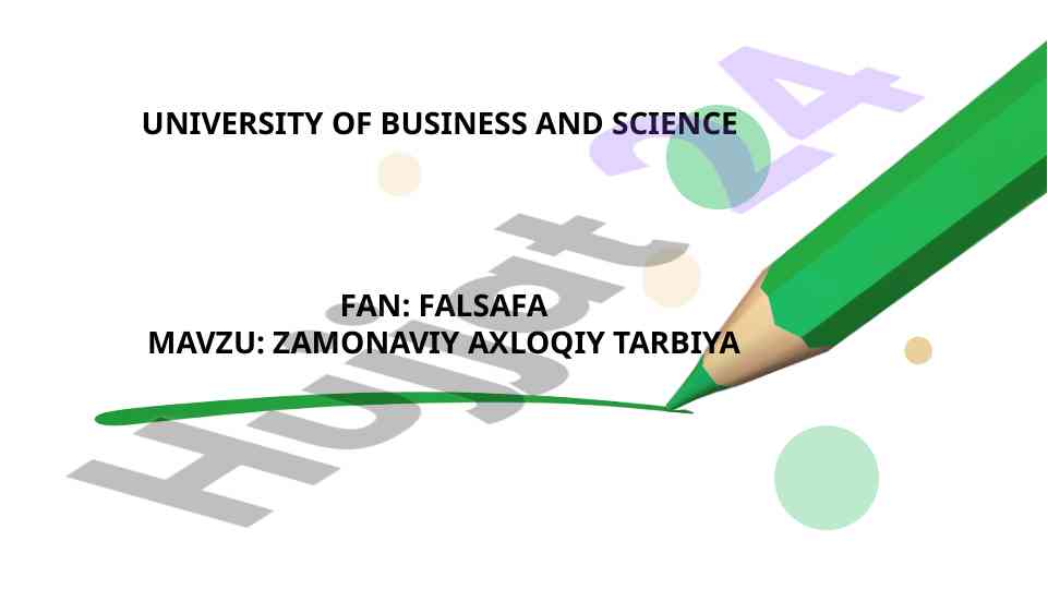 Zamonaviy axloqiy tarbiya: metodlar va yutuqlar