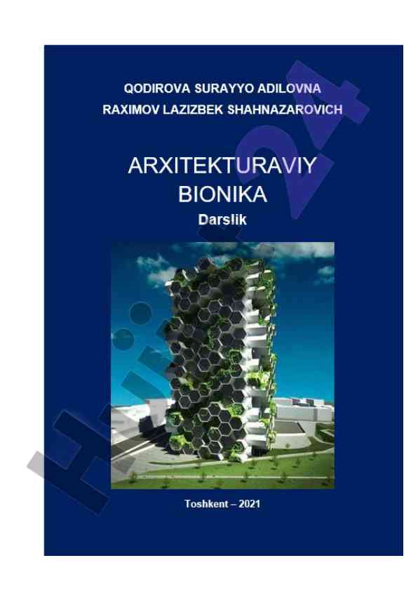 Arxitekturaviy bionika darsligi