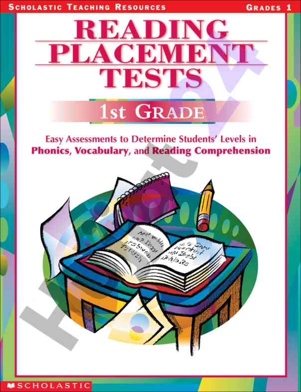 Reading placement tests for 1st grade assessments