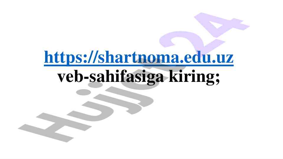 Shartnoma olish uchun ariza berish tartibi