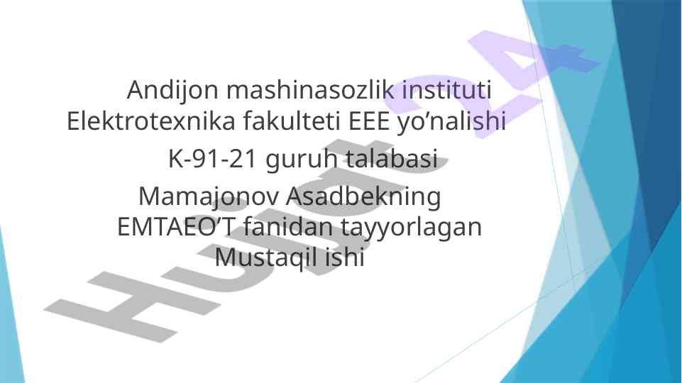 Tiristorli ishga tushirgichning asosiy printsiplari