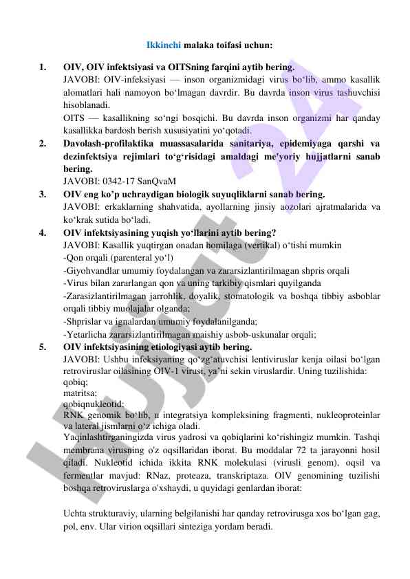 Oiv, oits va infektsiyalar: farqlari va yuqish yo'llari