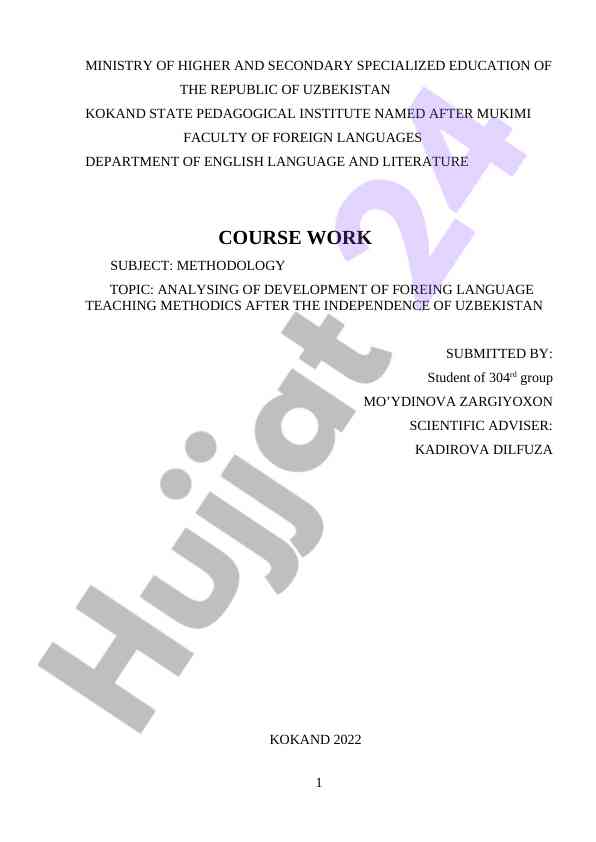 Analyzing of development of foreign language teaching