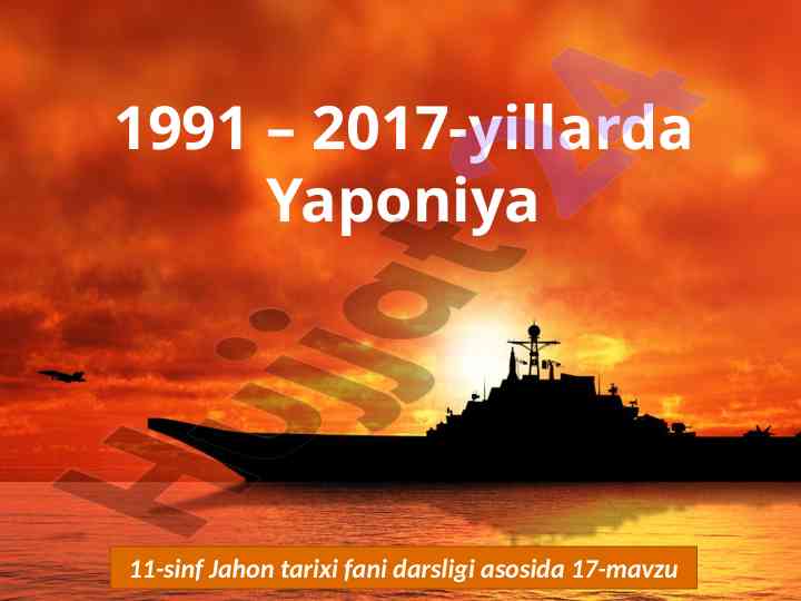 Yaponiya rivojlanishi 1990-yilarda tarixiy tahlil