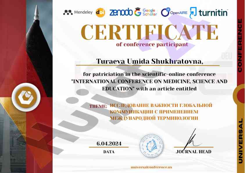 Importance of global communication in international terminology